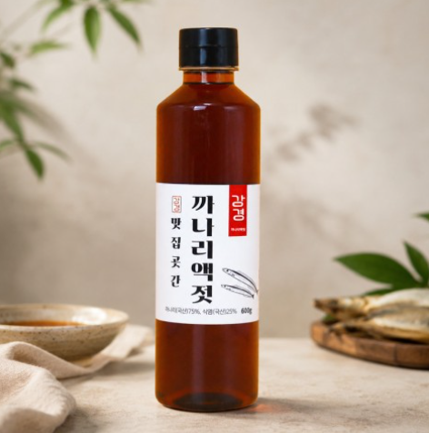 강경 국산 까나리액젓 원액 600ml